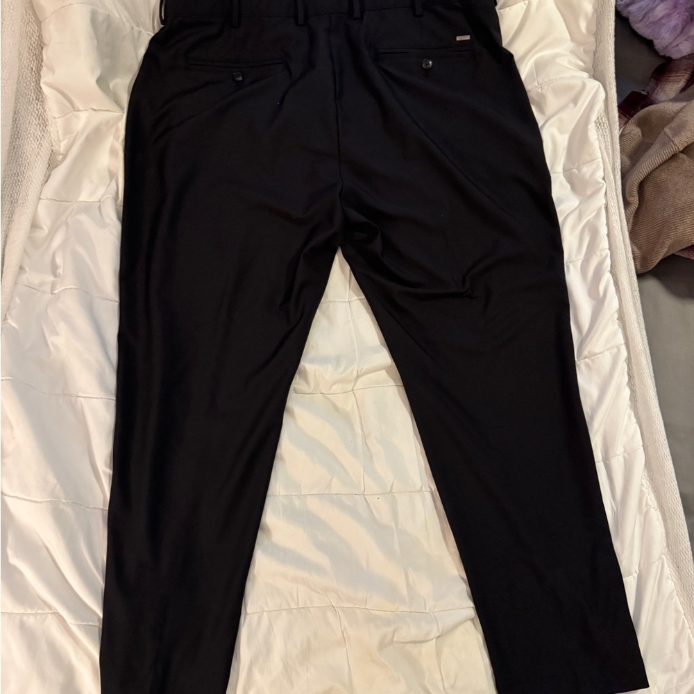 Greg Norman Black Dress Pants for Men